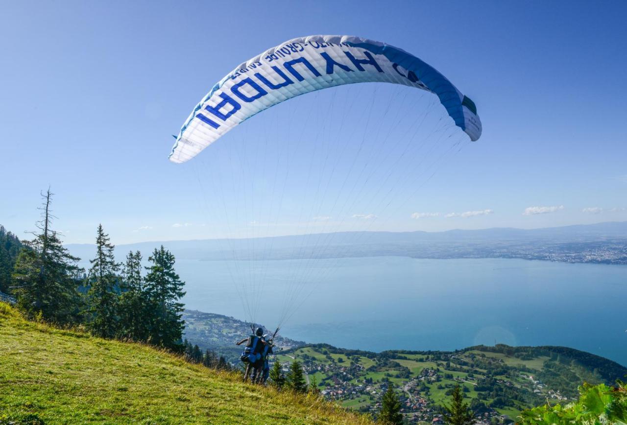 Balcony Of Lake Geneva Thollon-les-Memises Luaran gambar